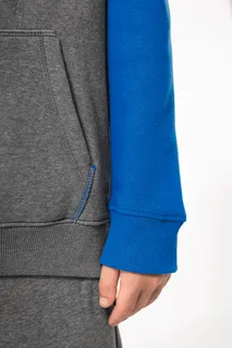 Proact Kinder multisport tweekleurige sweater met capuchon – foto 9
