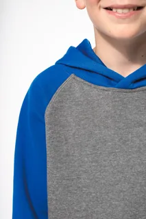 Proact Kinder multisport tweekleurige sweater met capuchon – foto 7