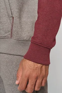 Proact Tweekleurige sweater met capuchon volwassene – foto 17