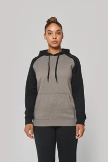 Proact Tweekleurige sweater met capuchon volwassene – foto 4