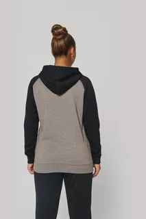 Proact Tweekleurige sweater met capuchon volwassene – foto 5