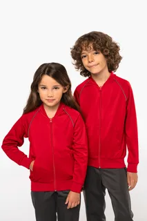 Proact Kids zipped tracksuit top with piping – foto 1