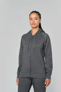 Proact Unisex zipped fleece hoodie – foto 5