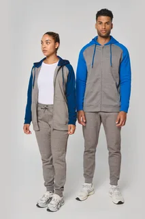 Proact Tweekleurig sweatvest met capuchon unisex – foto 5