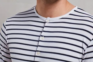 Premier Long John heren T-shirt met opgerolde mouwen – foto 3