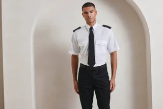 Premier Men's Short-Sleeved Pilot Shirt – foto 3