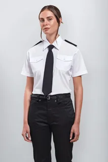 Premier Dames pilotenblouse met korte mouwen – foto 2