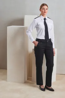 Premier Ladies' Long-Sleeved Pilot Shirt – foto 3