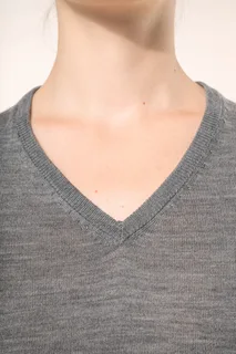 Kariban Premium Ladies' V-neck merino jumper – foto 11