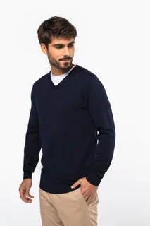 Kariban Premium Men's V-neck merino jumper – foto 13