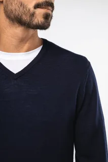 Kariban Premium Men's V-neck merino jumper – foto 17