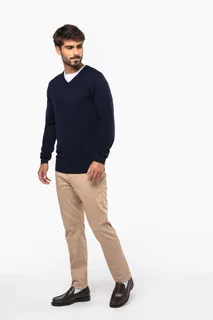 Kariban Premium Men's V-neck merino jumper – foto 15