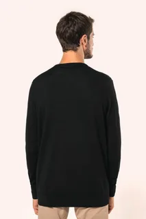 Kariban Premium Men's V-neck merino jumper – foto 2