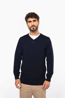 Kariban Premium Men's V-neck merino jumper – foto 11