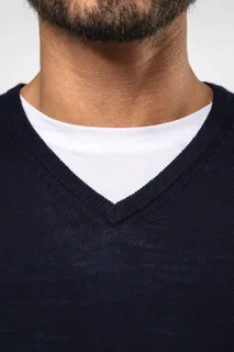 Kariban Premium Men's V-neck merino jumper – foto 16