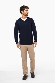 Kariban Premium Men's V-neck merino jumper – foto 14