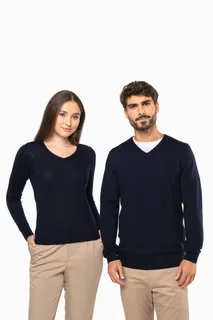 Kariban Premium Men's V-neck merino jumper – foto 21