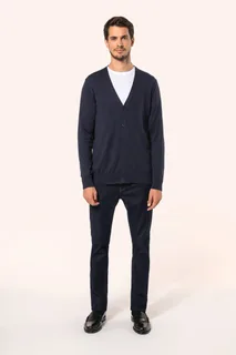 Kariban Premium Heren Supima® cardigan – foto 3