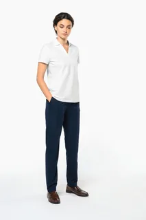 Kariban Premium Supima®-katoenen poloshirt met V-hals voor dames – foto 9