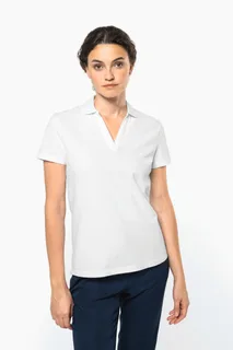 Kariban Premium Supima®-katoenen poloshirt met V-hals voor dames – foto 1