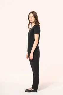 Kariban Premium Ladies' V-neck short-sleeved Supima® t-shirt – foto 8