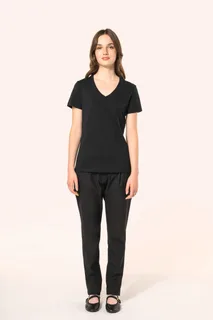 Kariban Premium Ladies' V-neck short-sleeved Supima® t-shirt – foto 7