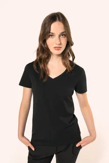 Kariban Premium Ladies' V-neck short-sleeved Supima® t-shirt – foto 6