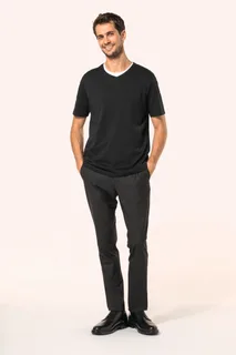 Kariban Premium Supima® heren-T-shirt V-hals korte mouwen – foto 9