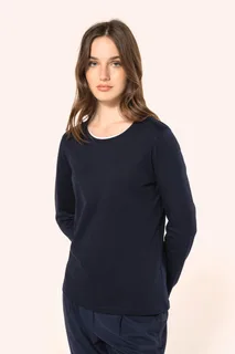 Kariban Premium Ladies' crew neck long-sleeved Supima® t-shirt – foto 1