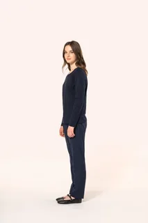 Kariban Premium Ladies' crew neck long-sleeved Supima® t-shirt – foto 3