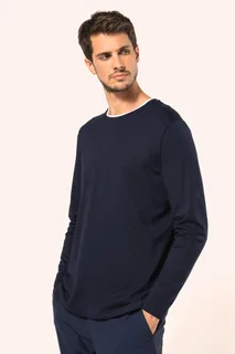 Kariban Premium Supima® heren-T-shirt ronde hals lange mouwen – foto 1