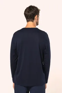 Kariban Premium Supima® heren-T-shirt ronde hals lange mouwen – foto 2
