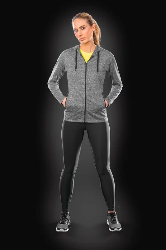 Spiro Dames sweatvest met capuchon