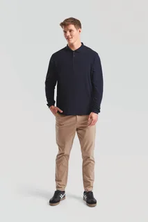 Fruit of the Loom Premium polo met lange mouwen – foto 3