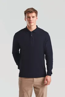 Fruit of the Loom Premium polo met lange mouwen – foto 1