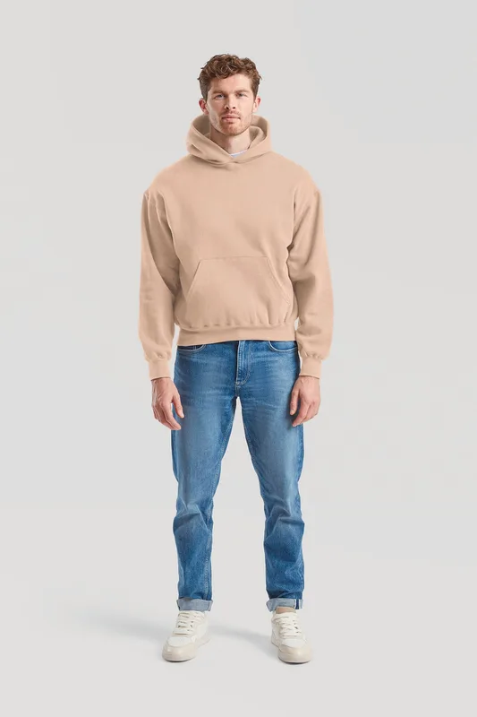 Fruit of the Loom Katoenen sweater met capuchon voor heren