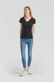 Fruit of the Loom Lady-Fit Valueweight V-neck T-shirt – foto 1