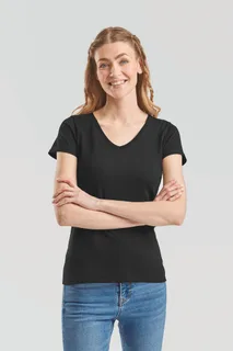 Fruit of the Loom Lady-Fit Valueweight V-neck T-shirt – foto 2