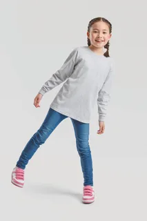 Fruit of the Loom Valueweight kids' long-sleeved T-shirt – foto 1