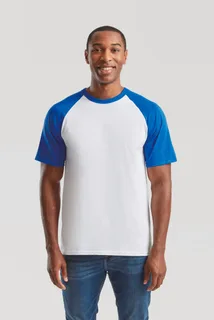 Fruit of the Loom Valueweight Baseball T met korte mouwen – foto 1