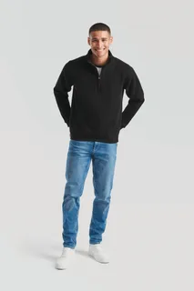 Fruit of the Loom Premium sweater with zip neck – foto 2