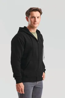 Fruit of the Loom Heren Premium hoodie met volledige rits – foto 3