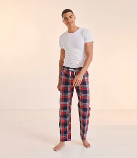 SF Clothing Heren loungebroek met tartanruit – foto 1