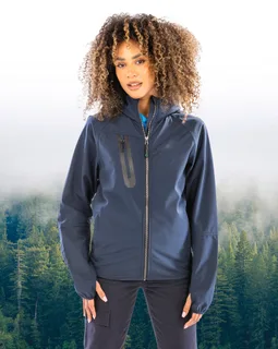 Result Recycled 3-layer unisex recycled softshell jacket with hood – foto 7