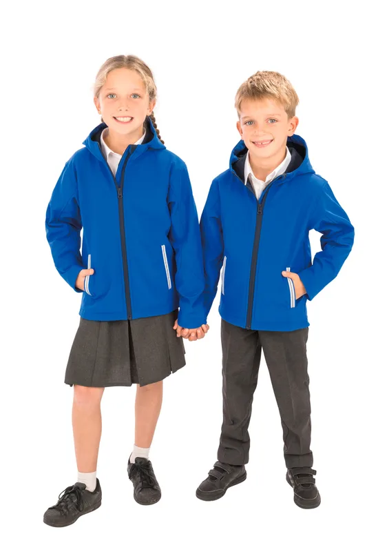 Result Kids Tx Performance Softshell met capuchon