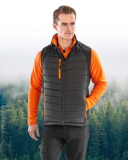 Result Recycled Black compass gewatteerde softshell bodywarmer – foto 4
