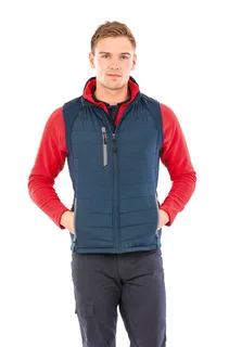 Result Recycled Black compass gewatteerde softshell bodywarmer – foto 3
