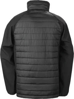 Result Recycled Black compass gewatteerde softshelljas – foto 2