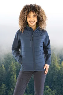 Result Recycled Black compass gewatteerde softshelljas – foto 7