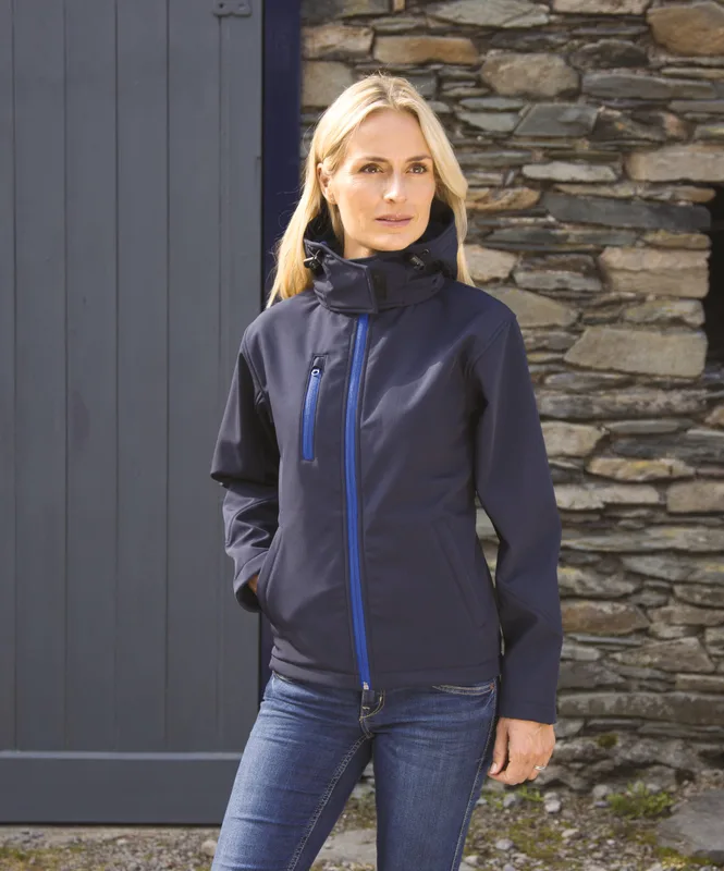 Result Core Core dames TX Performance softshell jack met capuchon